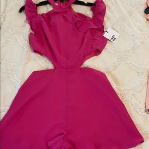 by the way  Hot Pink Romper